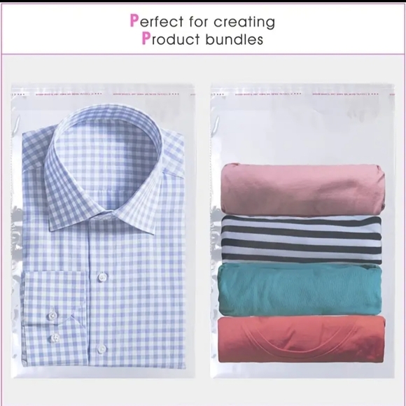 10 Self sealing clear plastic bags - Picture 2 of 2